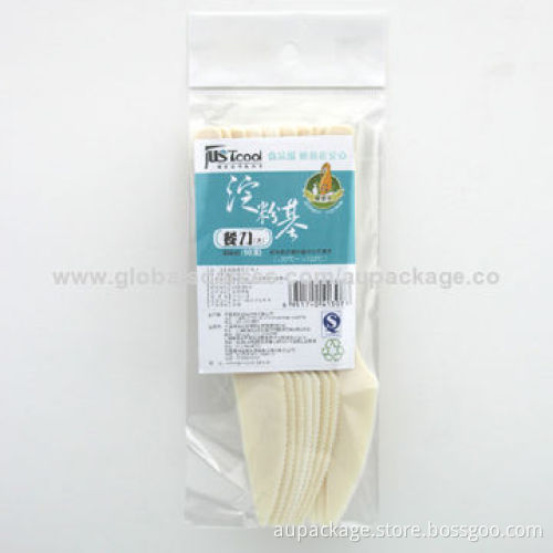 Hot Sell Environmental Cutlery, starch-based knife OEM Orders Welcomed